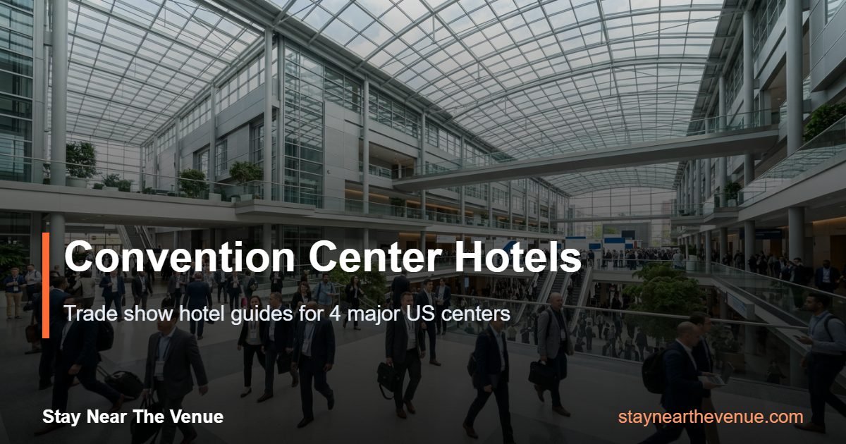Convention Center Hotels - Stay Near The Venue