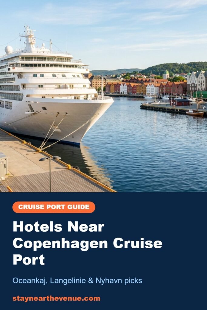 Pinterest pin: Hotels Near Copenhagen Cruise Port