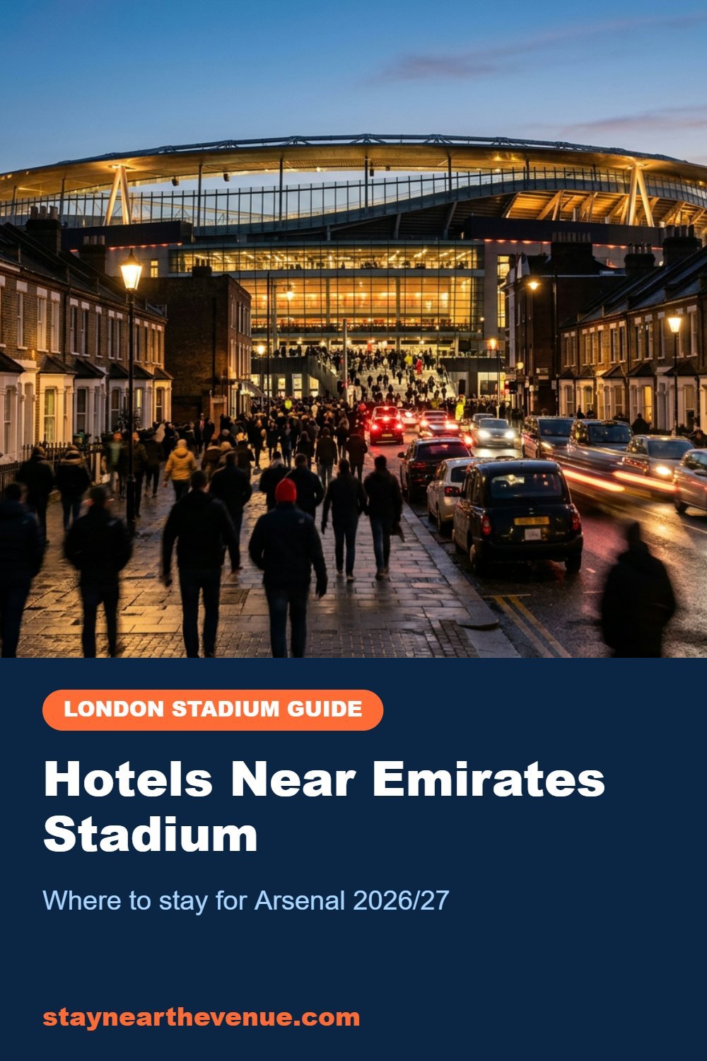 Hotels Near Emirates Stadium – Pinterest pin