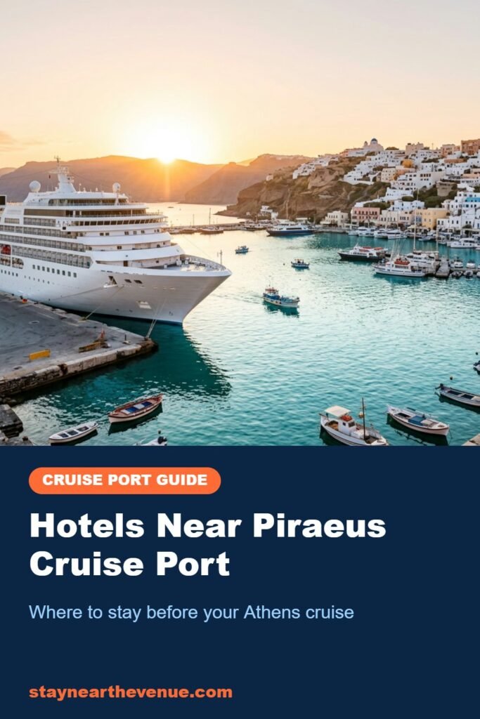 Pinterest pin: Hotels Near Piraeus Cruise Port