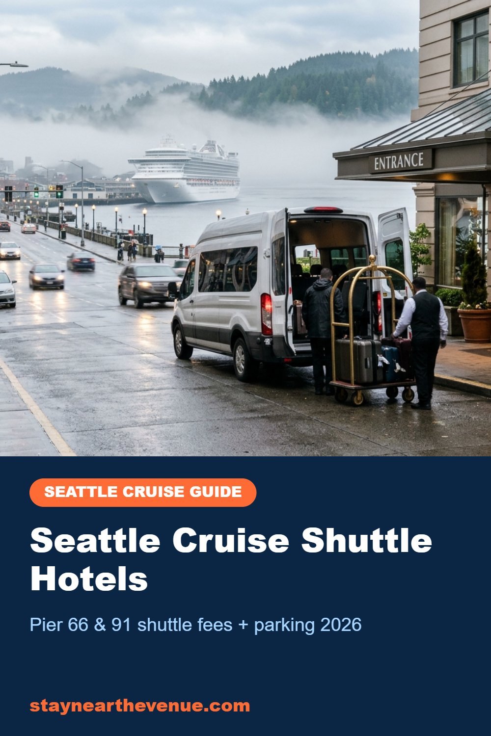 Seattle Cruise Shuttle Hotels – Pinterest pin