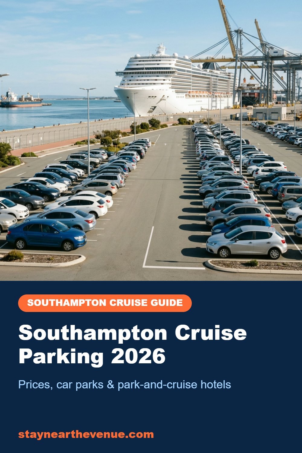 Southampton Cruise Parking 2026 – Pinterest pin