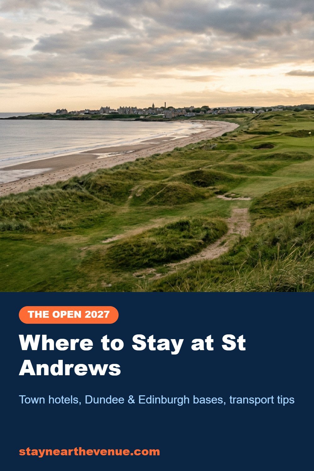 Where to Stay at St Andrews – Pinterest pin