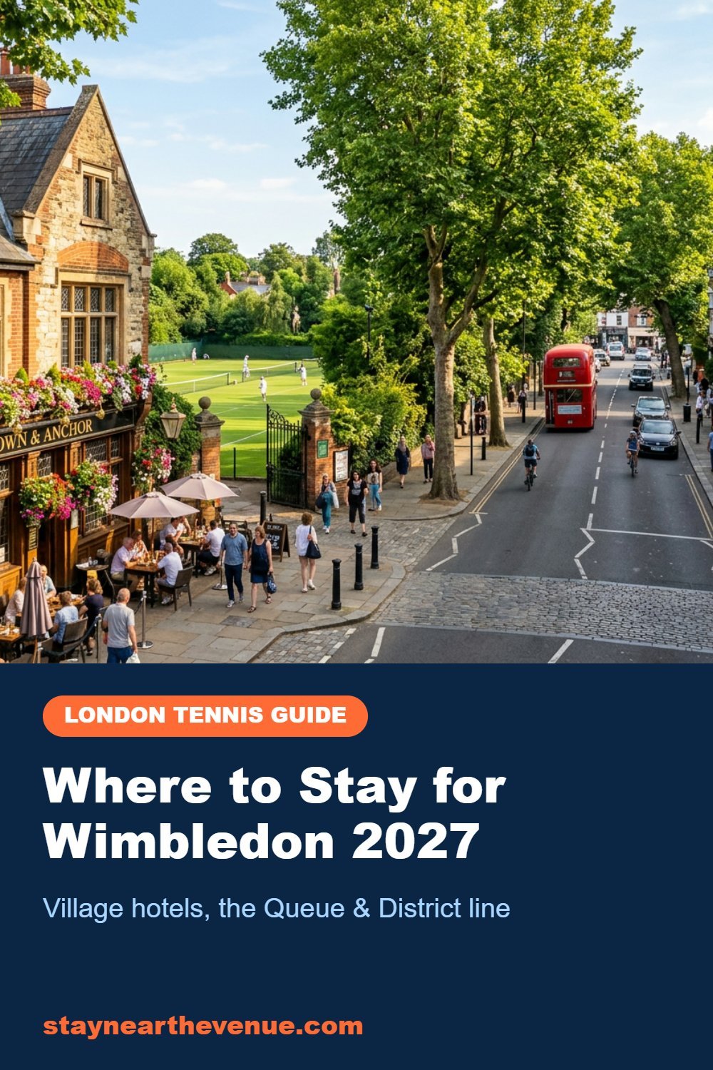 Where to Stay for Wimbledon 2027 – Pinterest pin