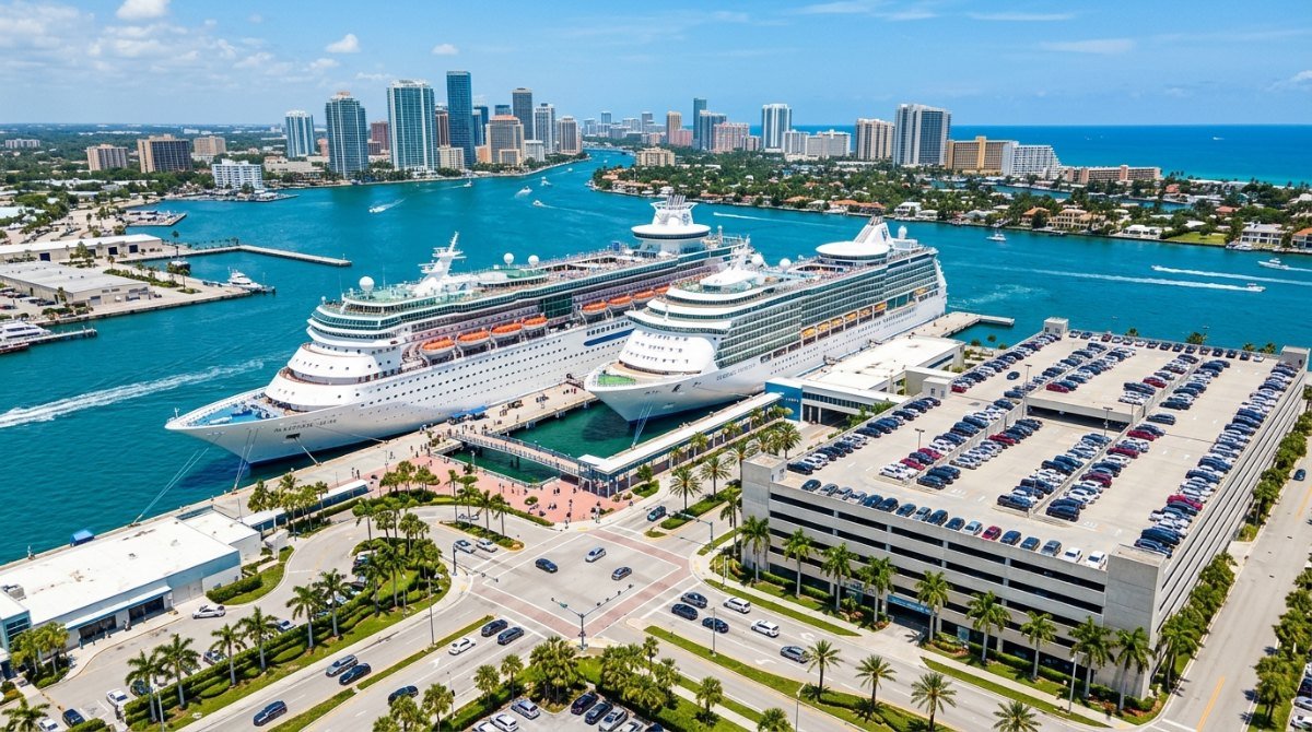 Port Everglades Cruise Parking 2026 – cruise ships and parking garage in Fort Lauderdale